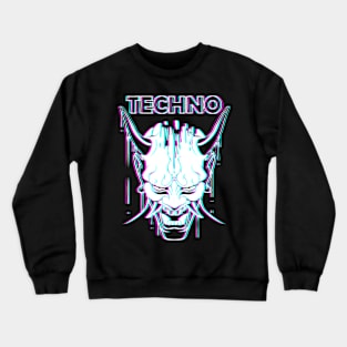 Techno Demon Crewneck Sweatshirt